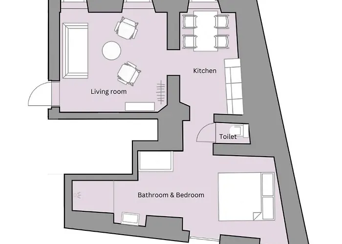 Charming 45m2 In Heart Of Апартаменти